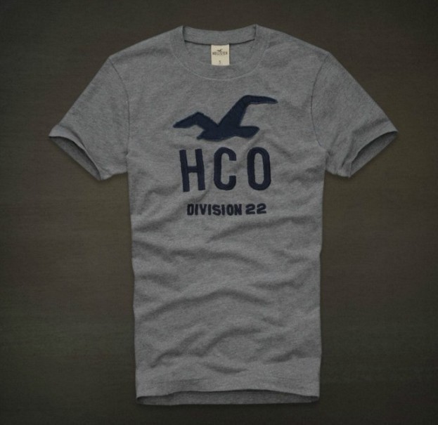 Hollister Hombres De Cuello Redondo Corto Remera HCO3995